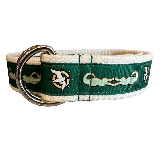 Vineyard Vines boys nautical Alligator canvas belt S - Picture 1 of 6